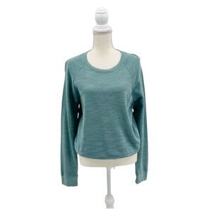 J.Crew Sweatshirt Vintage Fleece Blue Cotton Size M